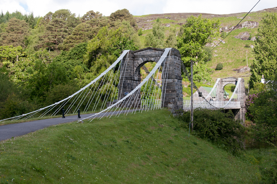 Bridge of Oich, Suspension Bridge,