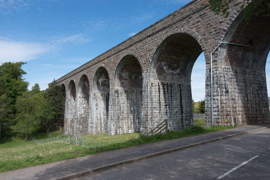 Railway Viaduct over Old A9 Road, Tomatin