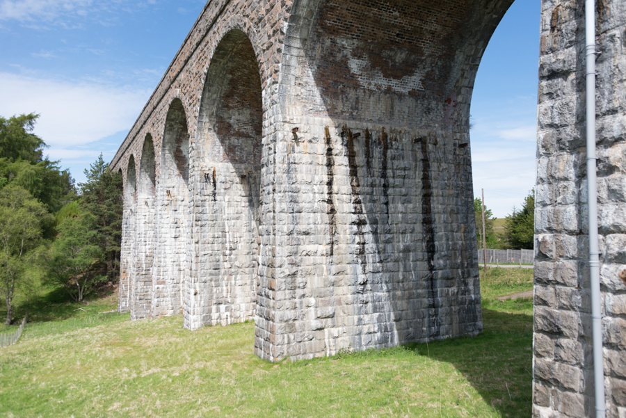 Railway Viaduct over Old A9 Road, Tomatin